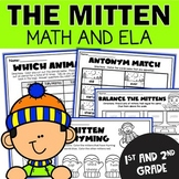 The Mitten by Jan Brett - Math and ELA Worksheets Book Com