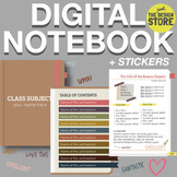 The Modern Interactive Notebook and Stickers 