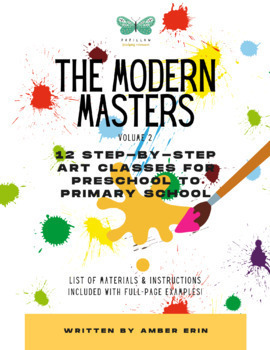 Preview of The Modern Masters Art Lessons | 12 Lessons | Full Instructions + Examples