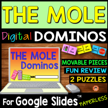 Preview of The Mole DIGITAL DOMINOS for Google Slides ~ Chemistry