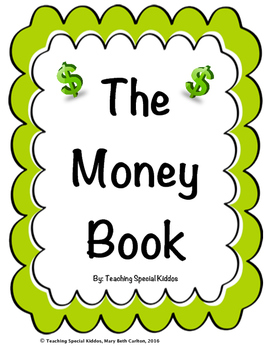 Preview of The Money Book Adapted Book (Early Learner/Special Education)