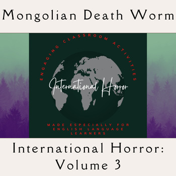 Preview of Horror-Based Literacy Exercises: Volume 3 - The Mongolian Death Worm
