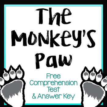 Preview of The Monkey's Paw Comprehension Test & Answer Key