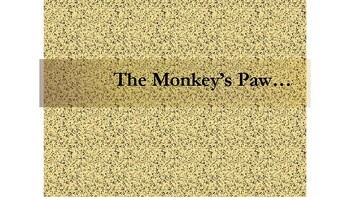 Preview of The Monkey's Paw - Foreshadowing & Anecdote Lessons