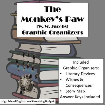 Preview of The Monkey's Paw Graphic Organizers (W.W. Jacobs)