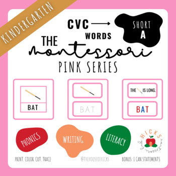 Preview of Kindergarten - CVC Words - Bundle