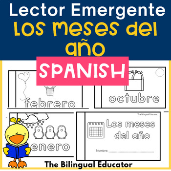 Preview of The Months of The Year Mini-Book in Spanish | Los Meses del Año