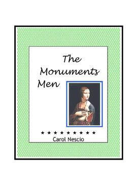 Preview of The Monuments Men ~ FREE ~ Word Search + Extension Activity