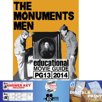 Preview of The Monuments Men Movie Guide | Questions | Worksheet (PG13 - 2014)