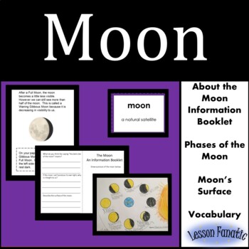 Preview of Moon Unit: Phases of the Moon, Features of the Moon