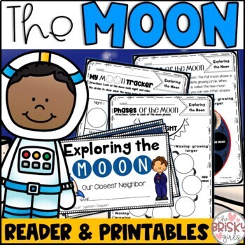 Preview of Phases of The Moon Worksheets | The Moon Reader