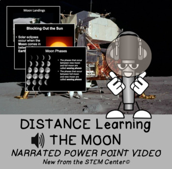 Preview of The Moon Distance Learning Narrated Power Point Video