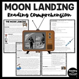 The Moon Landing Reading Comprehension Worksheet History o