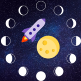 The Moon - Moon Phases - Flashcards - Posters - Worksheets