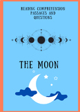 The Moon Reading Comprehension Passages and Questions Clos