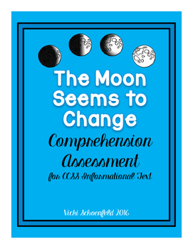 Preview of The Moon Seems to Change Comprehension Assessment