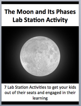 Preview of The Moon and its Phases - Lab Station Activity
