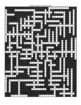 The Moon is Down A Crossword Puzzle by Michael Cummings TpT