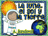 The Moon, the Earth and the Sun in Spanish