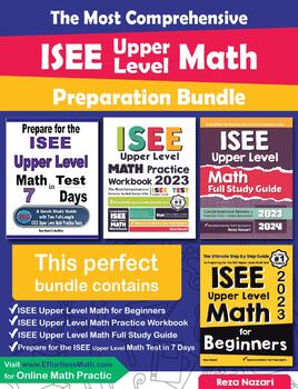Preview of The Most Comprehensive ISEE Upper Level Math Preparation Bundle