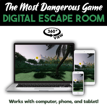Preview of The Most Dangerous Game Digital Escape Room