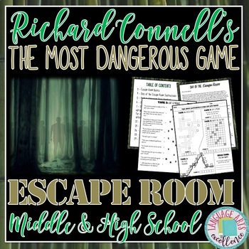 Preview of The Most Dangerous Game Escape Room