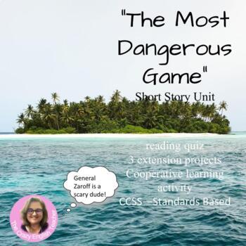 Preview of The Most Dangerous Game Short Story Lesson with Activities Common Core CCSS