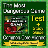 The Most Dangerous Game Test and Study Guide - Printable A
