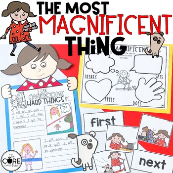 Preview of The Most Magnificent Thing Read Aloud - Back to School STEM Activities