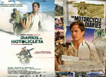 Preview of The Motorcycle Diaries Movie Guide Questions in ENGLISH & Spanish | Diários