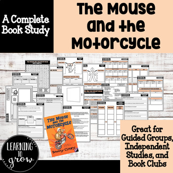 Preview of The Mouse and The Motorcycle - Book Study