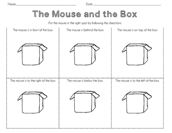 The Mouse and the Box Positional Language Activity by Teaching Two