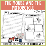 The Mouse and the Motorcycle Novel Study {Common Core-Alig