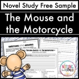The Mouse and the Motorcycle Novel Study FREE Sample | Wor