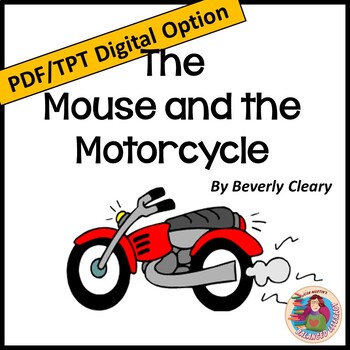 Preview of The Mouse and the Motorcycle, by Beverly Cleary: A PDF & Easel Novel Study