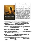 The Movie Anna & the King Classroom Worksheet