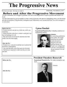 Preview of The Muckrakers of the Progressive Movement