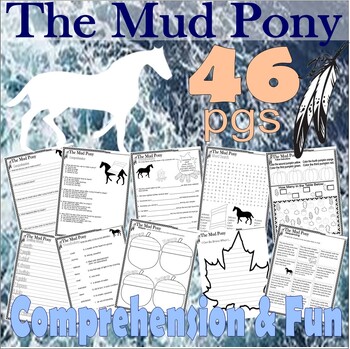 Preview of The Mud Pony Book Study Companion Reading Comprehension Rainbow Native American