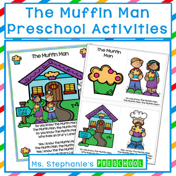 Preview of The Muffin Man Preschool Activities