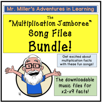 Preview of The "Multiplication Jamboree" Songs Downloadable Music Files! x2-x9!