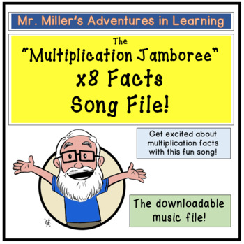 Preview of The "Multiplication Jamboree" x8 Facts Song Downloadable Music File!