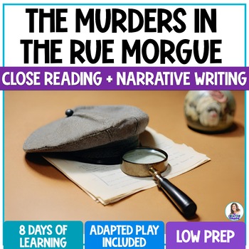 Preview of The Murders in the Rue Morgue by Edgar Allan Poe - Short Story Unit - Reading