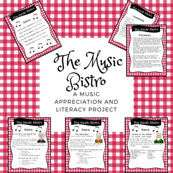 Preview of The Music Bistro: A Music Appreciation and Literacy Project