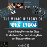 The Music History of the 1960's | Music History Slides & Y