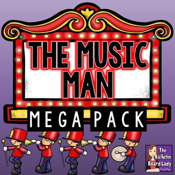 Preview of The Music Man MEGA Pack of Worksheets
