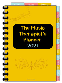 Preview of The Music Therapist's 2021 Digital Planner