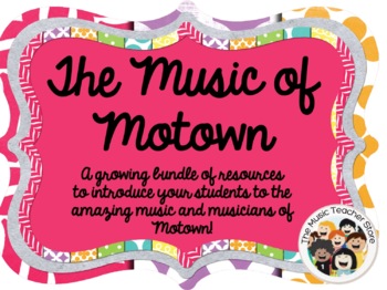 Preview of The Music of Motown Bundle