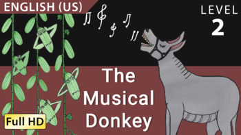 Preview of The Musical Donkey:Learn English (US) with subtitles-Story for Children & Adults