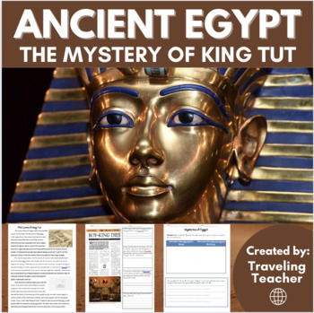 Preview of The Mystery of King Tut in Ancient Egypt: Reading Passages, Comprehension