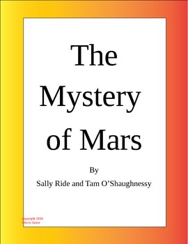 Preview of The Mystery of Mars By Sally Ride and Tam O'Shaughnessy Imagine It Fifth Grade